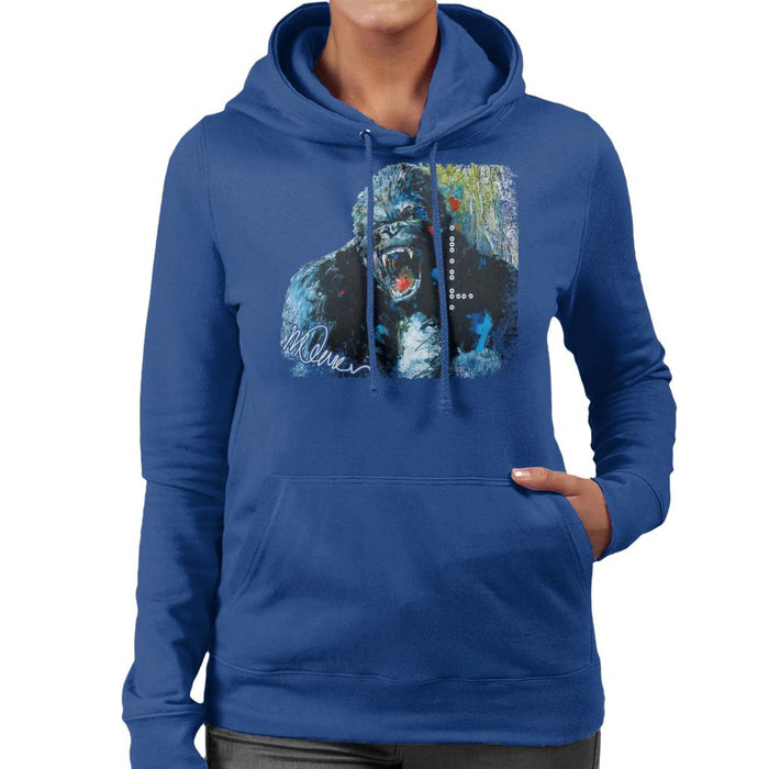 Sidney Maurer Original Portrait Of King Kong Women's Hooded Sweatshirt