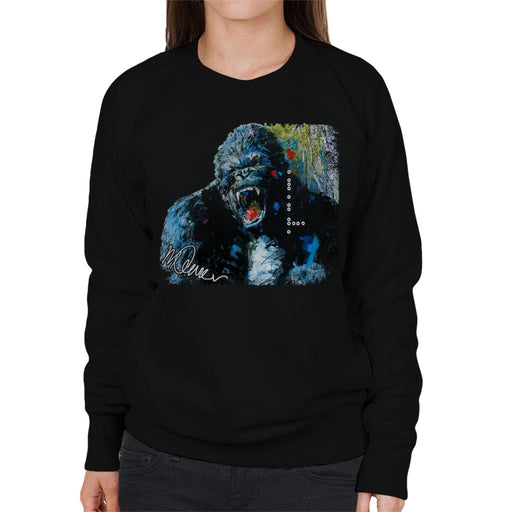 Sidney Maurer Original Portrait Of King Kong Women's Sweatshirt