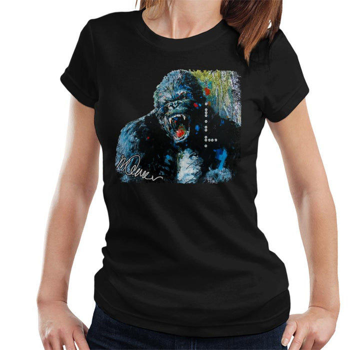 Sidney Maurer Original Portrait Of King Kong Women's T-Shirt