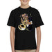 Sidney Maurer Original Portrait Of Louis Armstrong With Trumpet Kid's T-Shirt