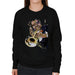 Sidney Maurer Original Portrait Of Louis Armstrong With Trumpet Women's Sweatshirt