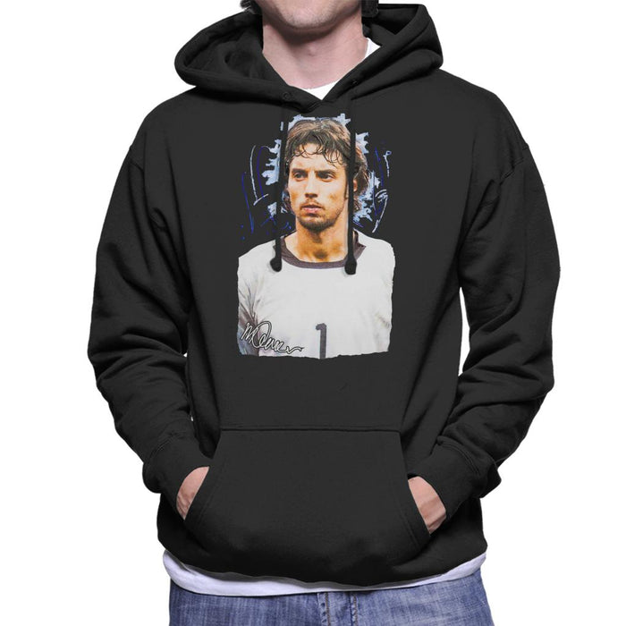Sidney Maurer Original Portrait Of Fabian Carini Men's Hooded Sweatshirt