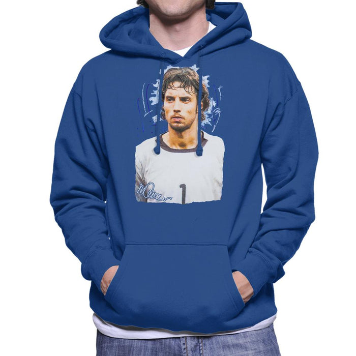 Sidney Maurer Original Portrait Of Fabian Carini Men's Hooded Sweatshirt