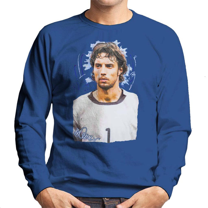 Sidney Maurer Original Portrait Of Fabian Carini Men's Sweatshirt