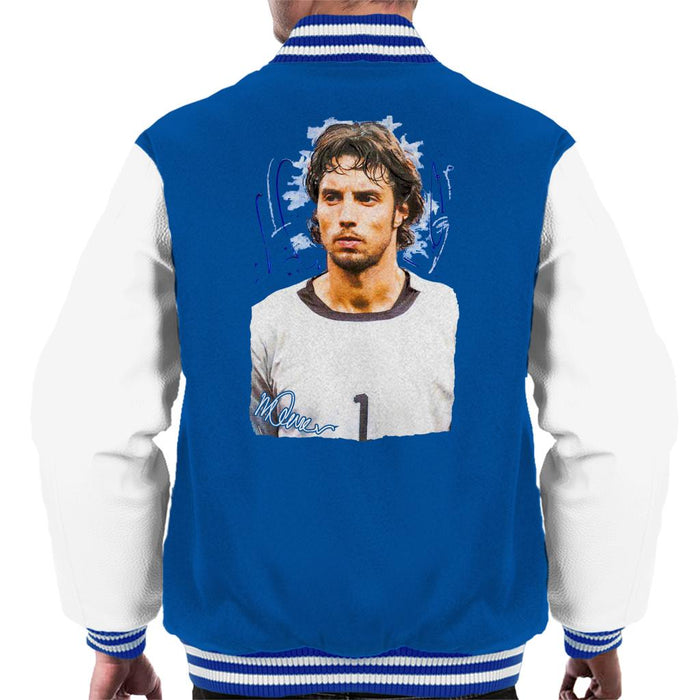 Sidney Maurer Original Portrait Of Fabian Carini Men's Varsity Jacket