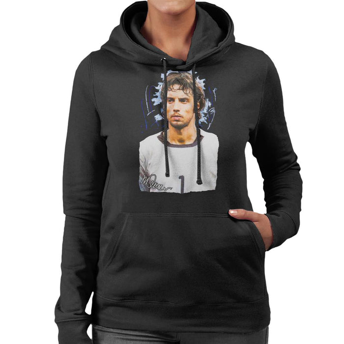 Sidney Maurer Original Portrait Of Fabian Carini Women's Hooded Sweatshirt