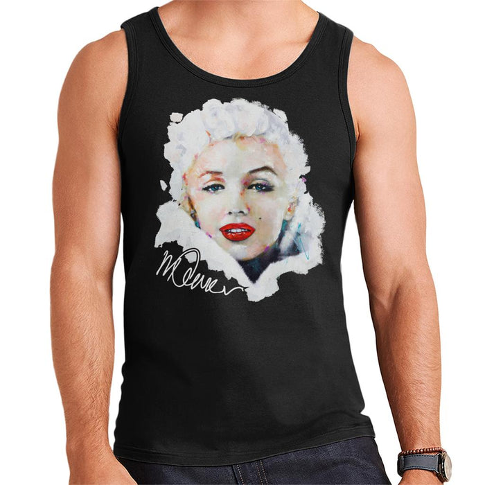 Sidney Maurer Original Portrait Of Actress Marilyn Monroe Men's Vest