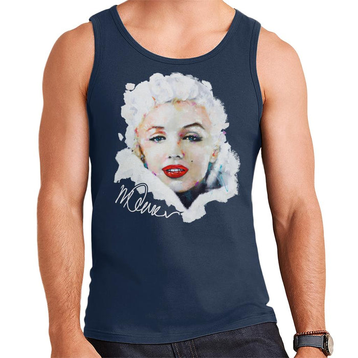 Sidney Maurer Original Portrait Of Actress Marilyn Monroe Men's Vest