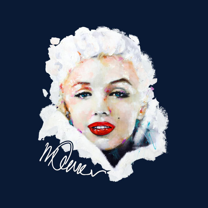 Sidney Maurer Original Portrait Of Actress Marilyn Monroe Women's Hooded Sweatshirt