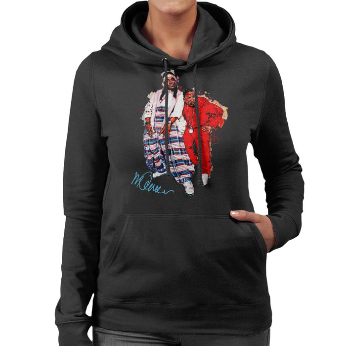 Sidney Maurer Original Portrait Of Outkast Andre 3000 Baggy Trousers Women's Hooded Sweatshirt