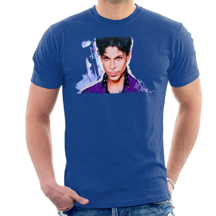 Sidney Maurer Original Portrait Of Prince Polka Dot Men's T-Shirt