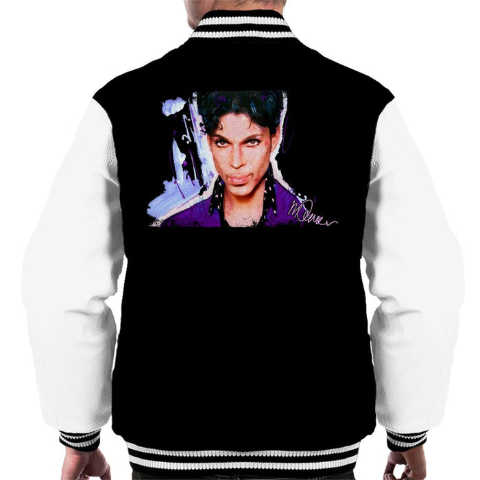 Sidney Maurer Original Portrait Of Prince Polka Dot Men's Varsity Jacket