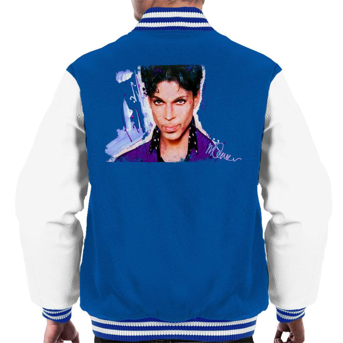 Sidney Maurer Original Portrait Of Prince Polka Dot Men's Varsity Jacket