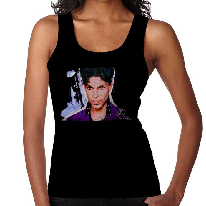 Sidney Maurer Original Portrait Of Prince Polka Dot Women's Vest