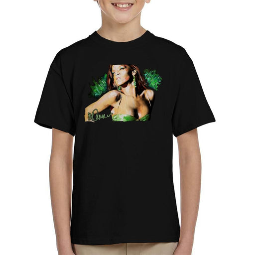 Sidney Maurer Original Portrait Of Rihanna Earrings Kid's T-Shirt
