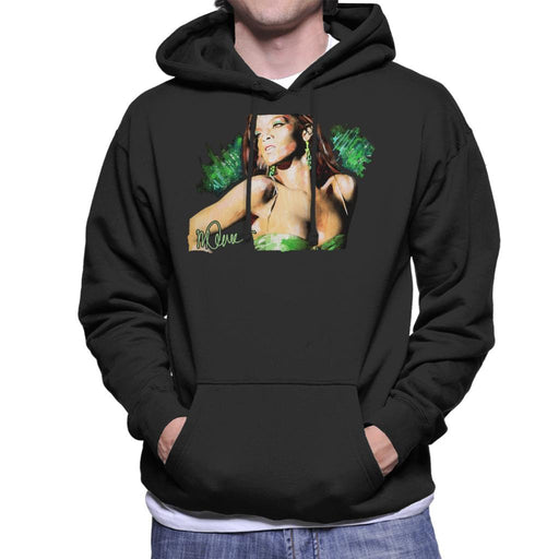 Sidney Maurer Original Portrait Of Rihanna Earrings Men's Hooded Sweatshirt