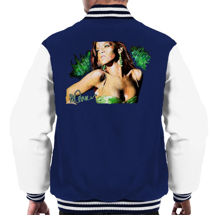 Sidney Maurer Original Portrait Of Rihanna Earrings Men's Varsity Jacket