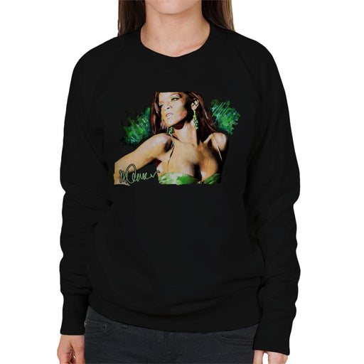 Sidney Maurer Original Portrait Of Rihanna Earrings Women's Sweatshirt