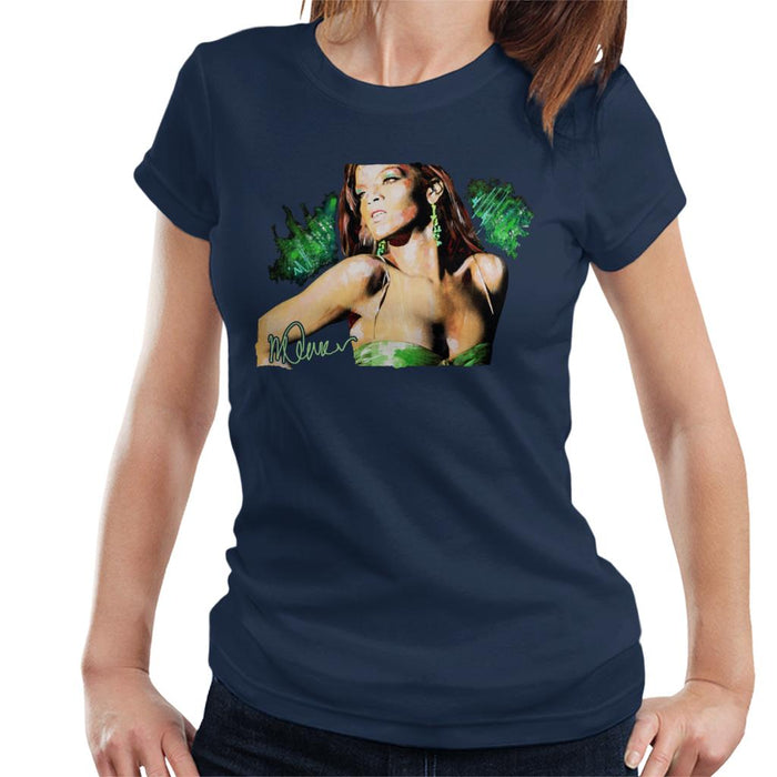 Sidney Maurer Original Portrait Of Rihanna Earrings Women's T-Shirt