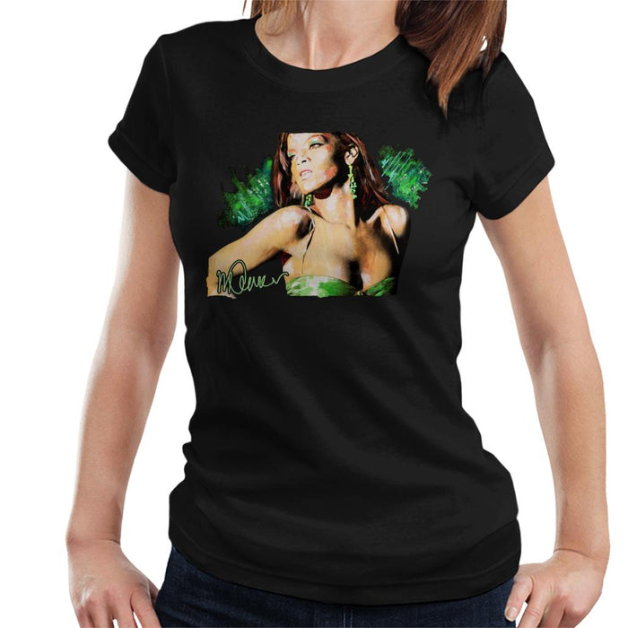 Sidney Maurer Original Portrait Of Rihanna Earrings Women's T-Shirt