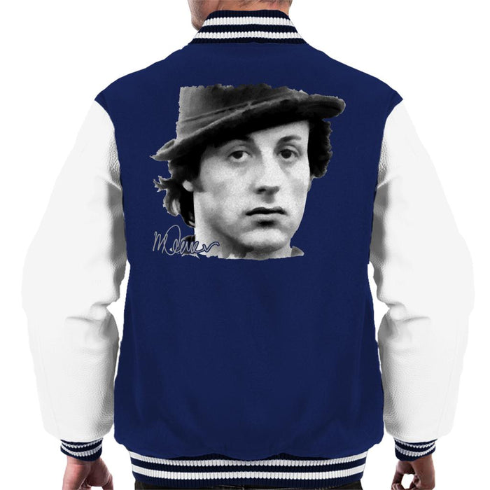 Sidney Maurer Original Portrait Of Sylvester Stallone Hat Men's Varsity Jacket