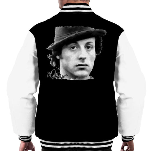 Sidney Maurer Original Portrait Of Sylvester Stallone Hat Men's Varsity Jacket