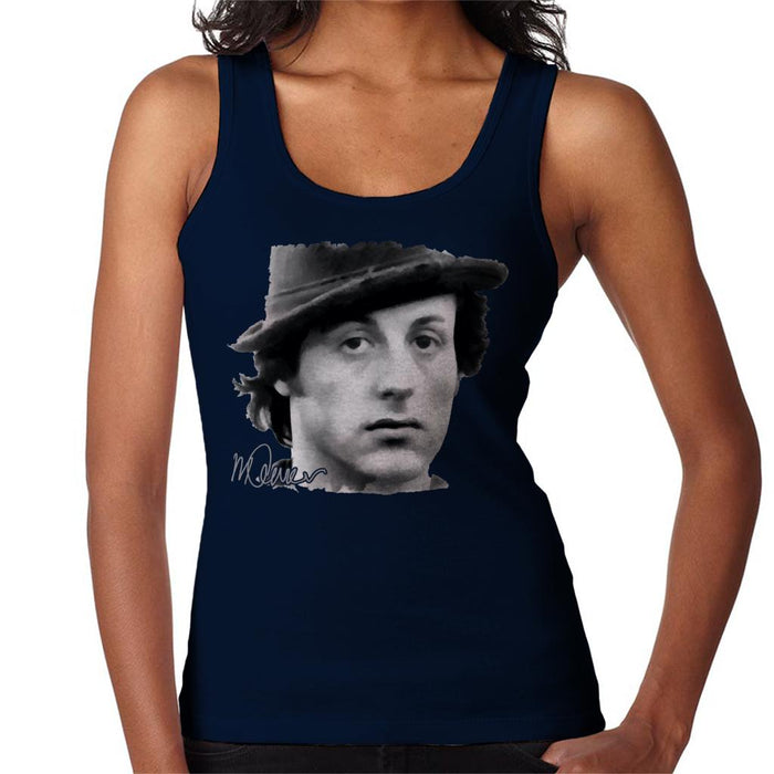 Sidney Maurer Original Portrait Of Sylvester Stallone Hat Women's Vest