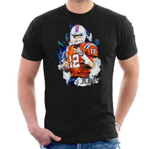 Sidney Maurer Original Portrait Of Tom Brady Patriots Men's T-Shirt